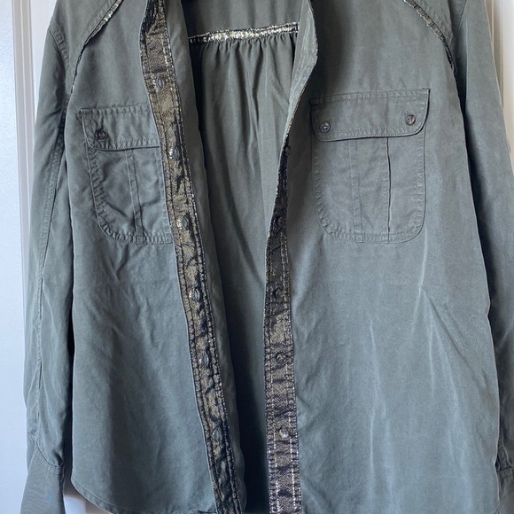 FREE People Women's Moss Off Campus Button Down Shirt Small - Picture 4 of 10